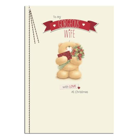 Gorgeous Wife Forever Friends Christmas Card